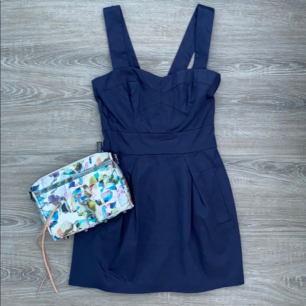 ❤️ French Connection Navy Blue Dress